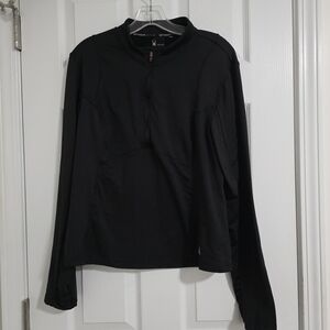 Womens Spyder XL Black Half-Zip Pullover